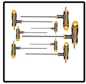 Ingco Endüstriyel 8’Li T Kollu Alyan Anahtar Seti - Hhkt8081