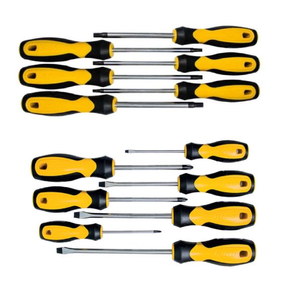 Rico 13 Parça Torx Tornavida Seti - Düz Yıldız Tornavida Seti - 7-Rc1313