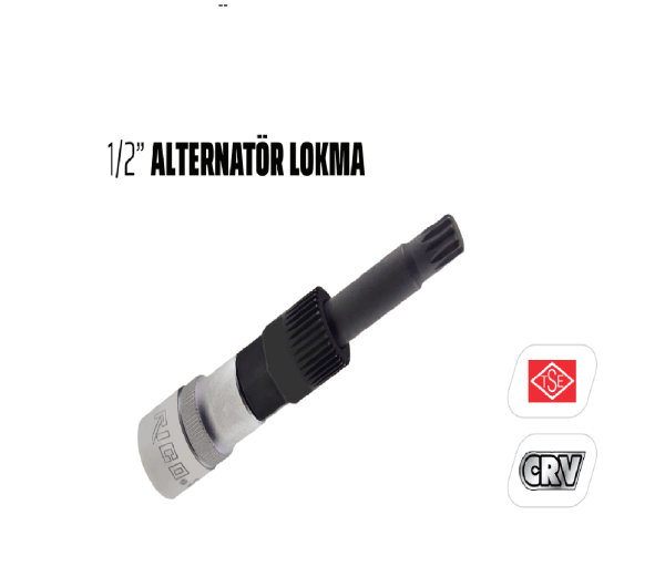 Rico 1/2 M10 Kasnak Sökme Lokması Alternatör Lokma - 007-Rc9807