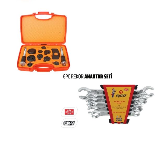 Rico Fren Piston Itme Aparatı Rekor Anahtarı Seti - Kk11277