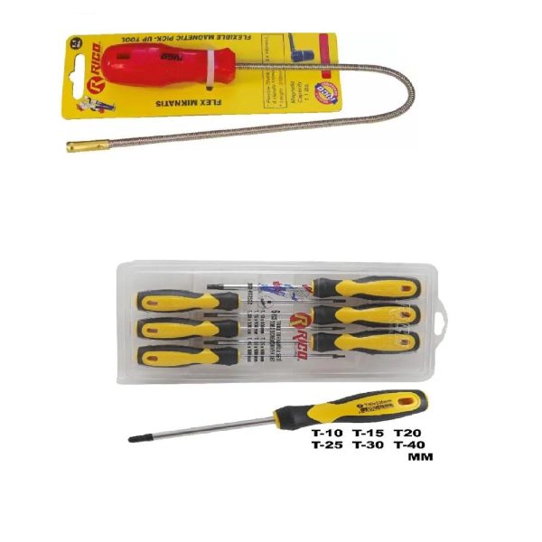 Rico Torx Tornavida Seti Takımı Inçe Mıknatıs - Tff001