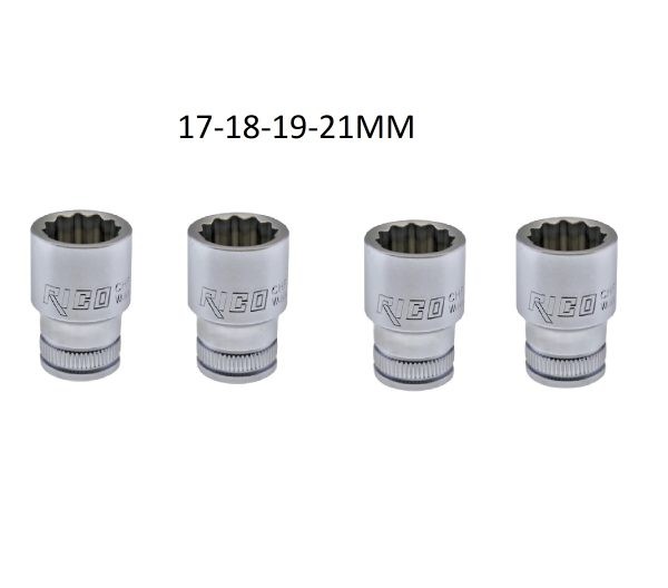 Rico 1/2 17-18-19-21 Mm Kısa Yıldız Lokma 12 Köşe - Rc17181921