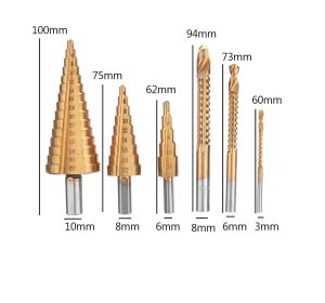 Metal Matkap Uçları 6 Parça Delik Testeresi Kesme HSS 4-12 - AK05