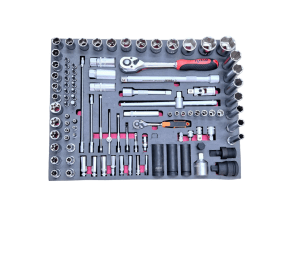 Rico 100 Parça 1/2 1/4 Lokma Takımı Seti Dolu Takım Arabası içi - RC0100FS