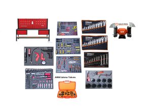 Rico Full Dolu Takım Tezgahı 326 Parça Set Oto Servis Kurulum Paketi - TL326TL