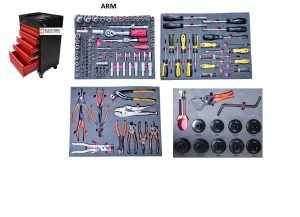 Rico ARM 151 Parça Dolu Takım Arabası Oto Kurulum Paketi - AR1510MS